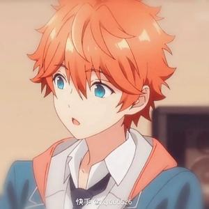橙发少年头像