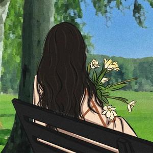 石头上的花头像