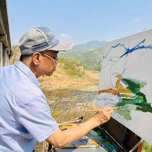 武老师油画艺术头像