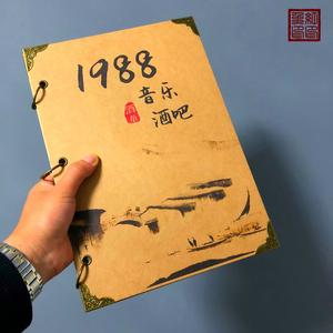 牛皮纸菜单本子头像