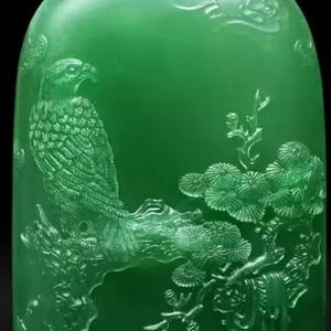 清泉玉雕头像