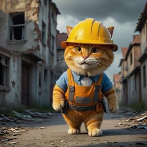 老街上的猫头像