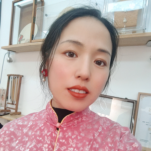 嫱清-盘扣艺术头像