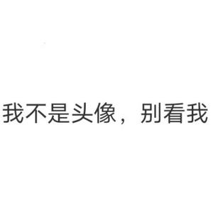 我不是名字别看我头像