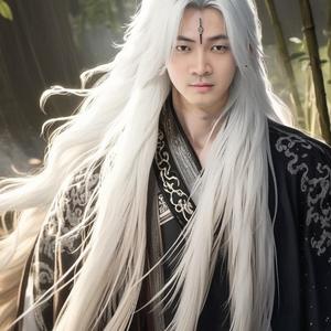 黑白蓝灰头像