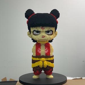 一起拼积木头像