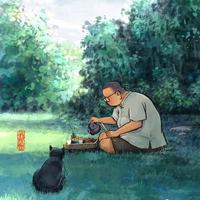 真实的闲茶闷酒糊涂烟头像