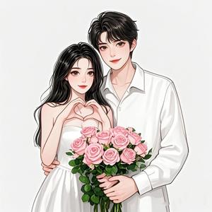 化妆打卡头像