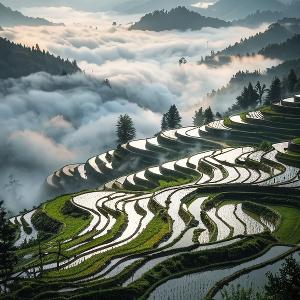 高山间静沐暖阳头像