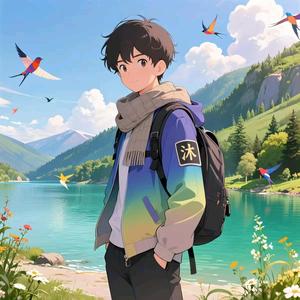 沐影追剧头像