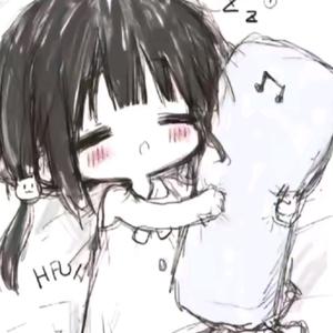 花海旁写生作画头像