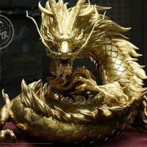 龙腾瑞兆金雕头像