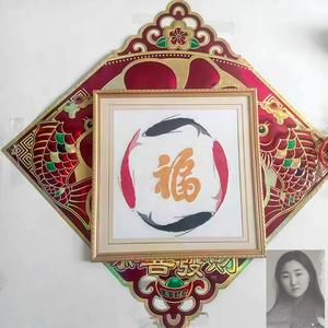 现代老太头像