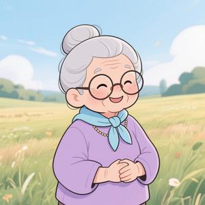 治愈系老奶奶头像