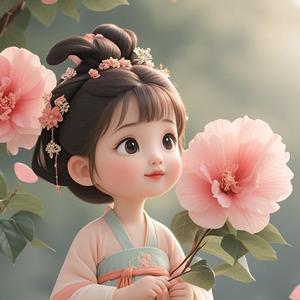 奶团子背古诗词头像