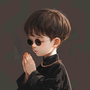 清佛头像