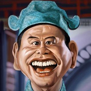 执笔绘西瓜头像