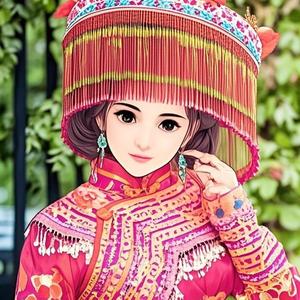 少数民族歌舞头像